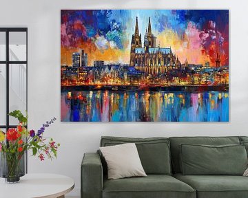 Köln wie gemalt von ARTemberaubend