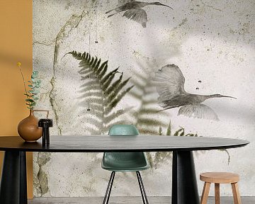 Ferns and Ibises.