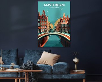 Amsterdam Radfahren: Ein klassisches Stadtbild