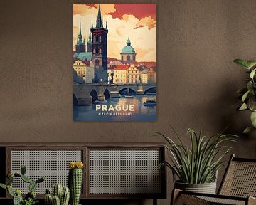 Prag Panorama: Eine Stadt der Türme