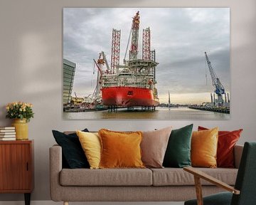 Seaway Ventus installatieschip. van Jaap van den Berg