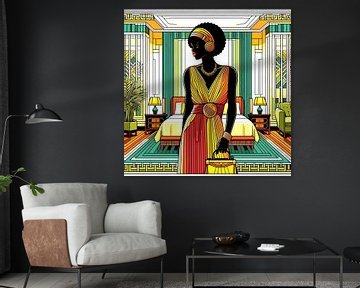 Art Deco women's fashion by Tatjana Korneeva