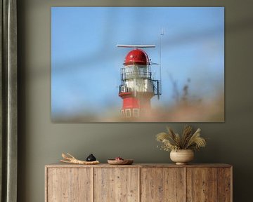 top vuurtoren Schiermonnikoog wadden lighthouse van Groothuizen Foto Art