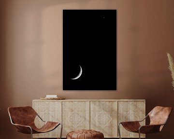 Samenstand van de maan en Venus