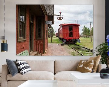 Stilleven op een treinstation by Sander Meijering