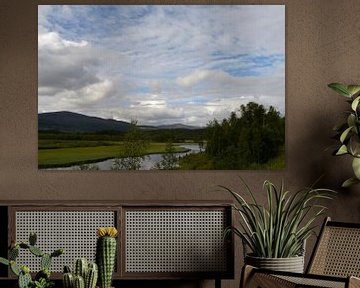Berglandschap in Midden-Zweden van Nick Wendt