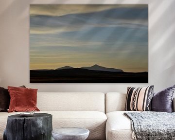 Bergpanorama in Zweden van Nick Wendt