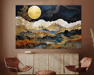 Abstract landscape 1 by Ekaterina Veselova