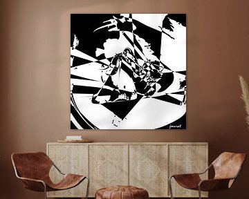 Abstracte kunst JM0051 van Johannes Murat