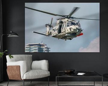 NH-90 helikopter tijdens de Wereldhavendagen 2023. van Jaap van den Berg