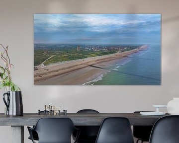 Domburg gefotografeerd vanuit de lucht van Romina Spiess