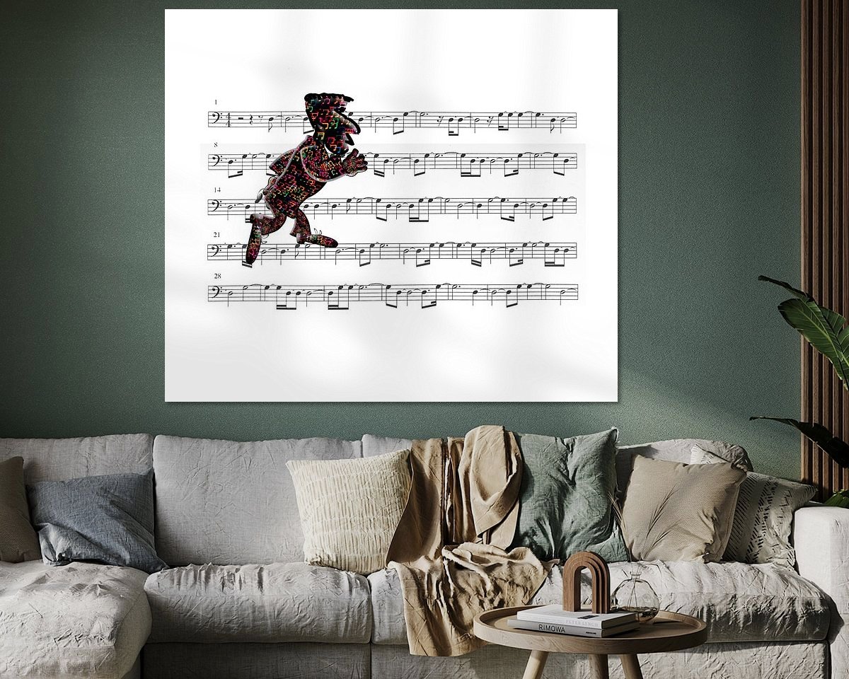 Example of the artwork in a room