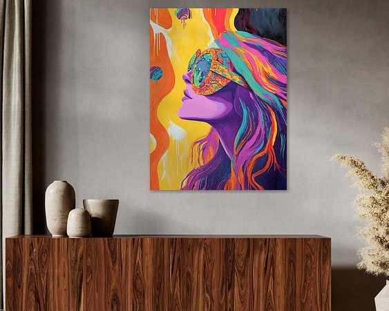 Example of the artwork in a room