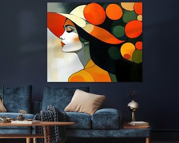 Vrouw Kleurrijk van De Mooiste Kunst
