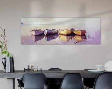 Rustgevende Boten | Boten Reflectie van Zen en Meer