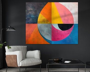 Cirkel | Harmony in Color Segments van Modern Collection