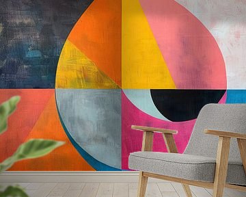Circle | Harmony in Colour Segments by Modern Collection