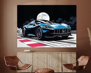 Maserati MC20 onder de maan van MIROKKU