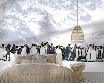 Koningspinguïns van South Georgia van Nanda Bussers