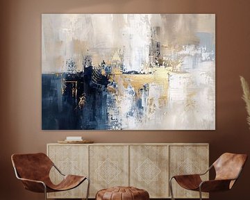 abstract blauw
