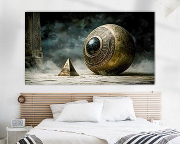 Sealed sphere and the pyramid oracle