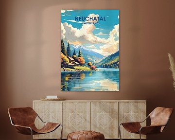 Tranquil Lakeside Beauty in Neuchâtel by darrent Mark