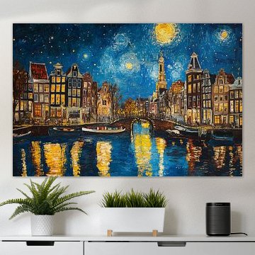 Amsterdam starry night