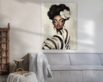Modern portret van Carla Van Iersel