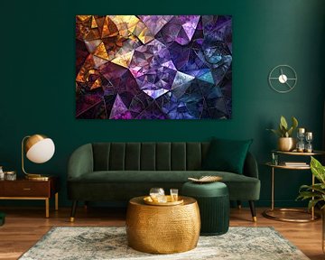 Motif géométrique art abstrait