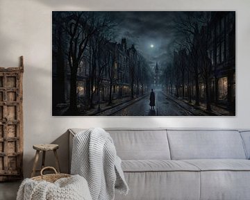 Middernacht op de Verlaten Straat
