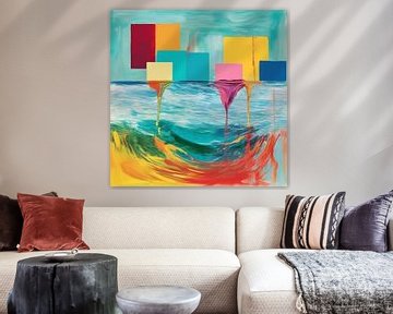 Abstract Water Splash - Bauhaus J56 by Team W 32 Gallery