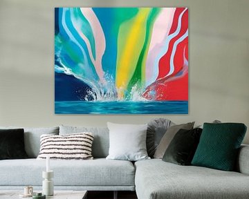 Abstract Water Splash - Dream J57 by Team W 32 Gallery
