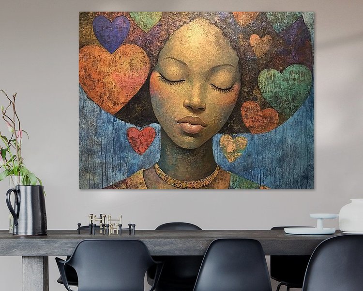 Example of the artwork in a room