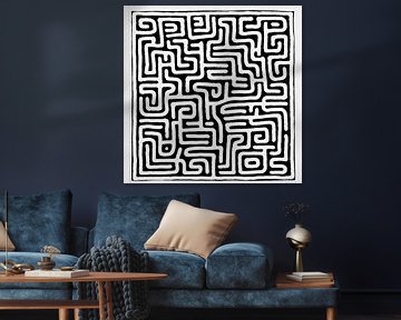 Moderne Lijnen | Illustratie van ARTEO Schilderijen