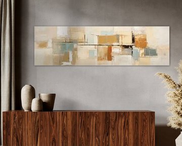Geometrisch Abstract | Silent Stories in Colors van ARTEO Schilderijen