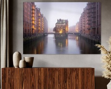 moated castle Hamburg by Nils Steiner