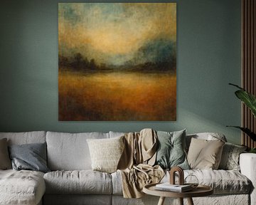 Autumn light on the bank by Gisela Art for You