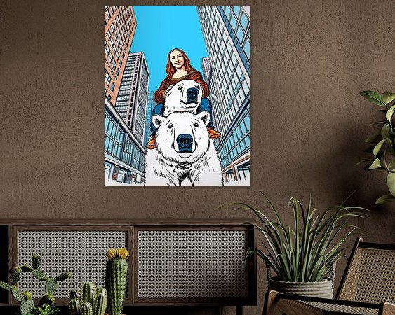 Example of the artwork in a room