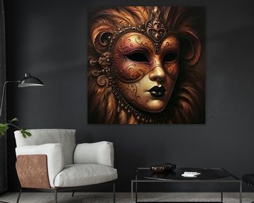 Venetian mask by Nicolette Vermeulen