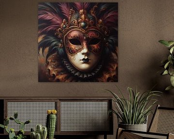 Venetian mask by Nicolette Vermeulen
