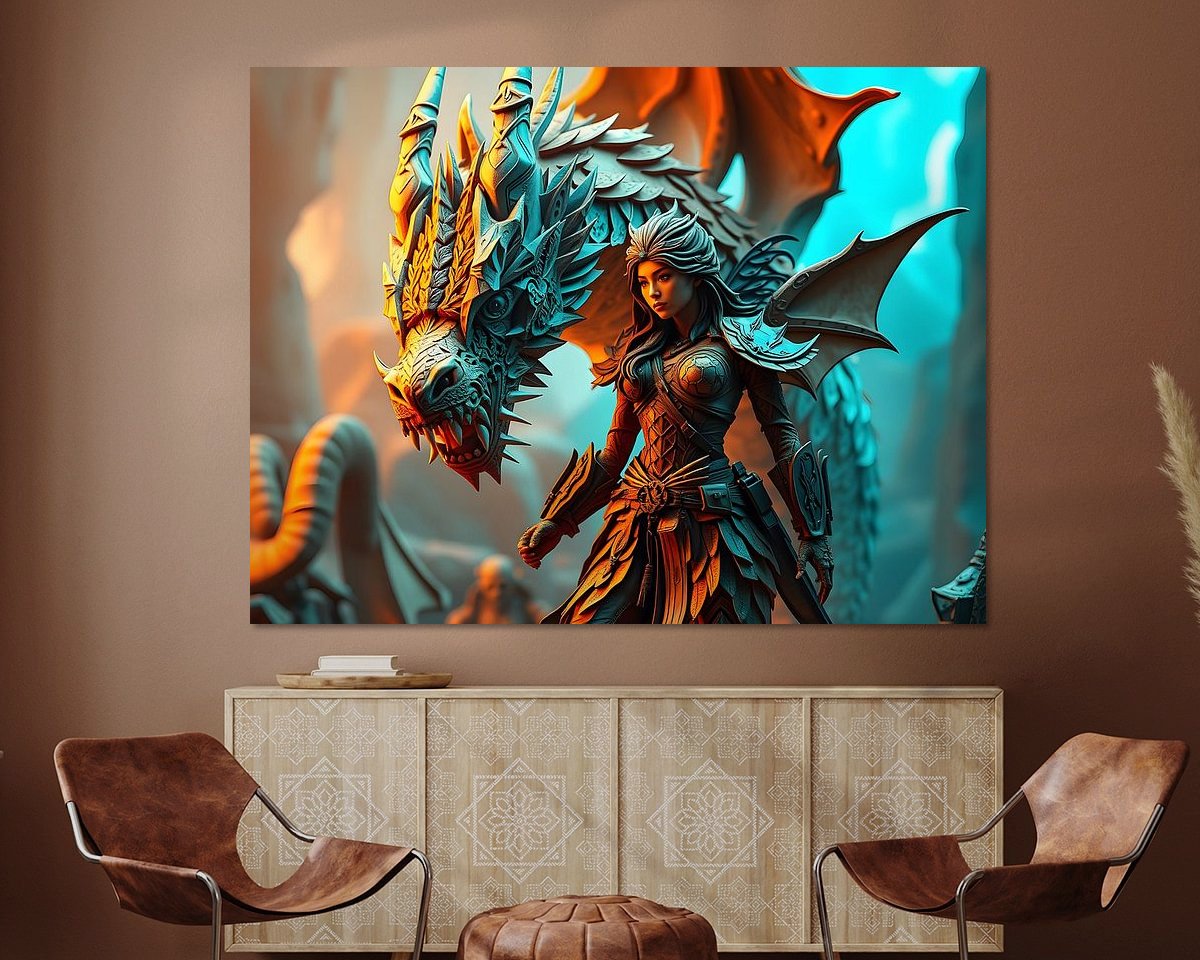 Example of the artwork in a room