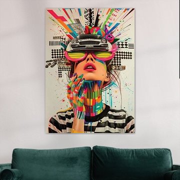 Vibrant Chaos - Explosion Pop Art