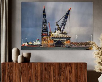 Heerema Thialf callandkanaal van Arthur Bruinen