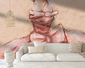 Romantisches Kleid mit Schleife