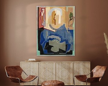 Albert Gleizes - Compositie met vier elementen (1923) van Peter Balan