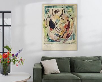 Albert Gleizes - Compositie (ca. 1950) van Peter Balan