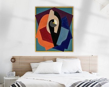 Albert Gleizes - Ritmische compositie, vier elementen (1924-25) van Peter Balan