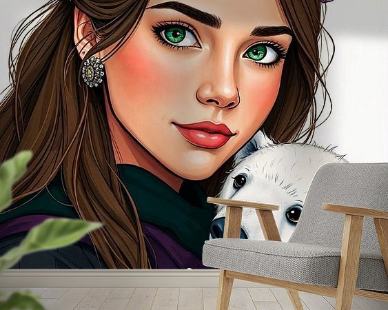 Example of the artwork in a room