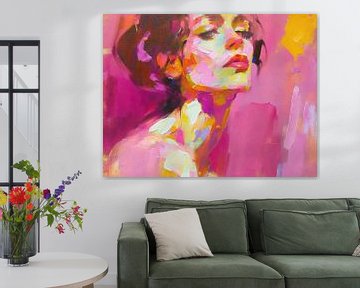 Roze Vrouw | Vrouw Roze van De Mooiste Kunst