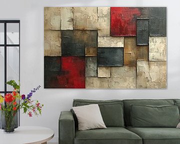 Abstract minimalist painting